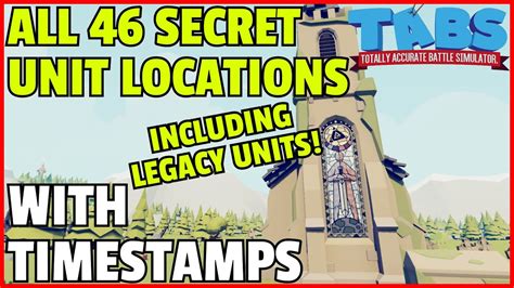 all secret unit locations tabs|Secret Unit Locations: Updated for Full Release – Steam Solo.